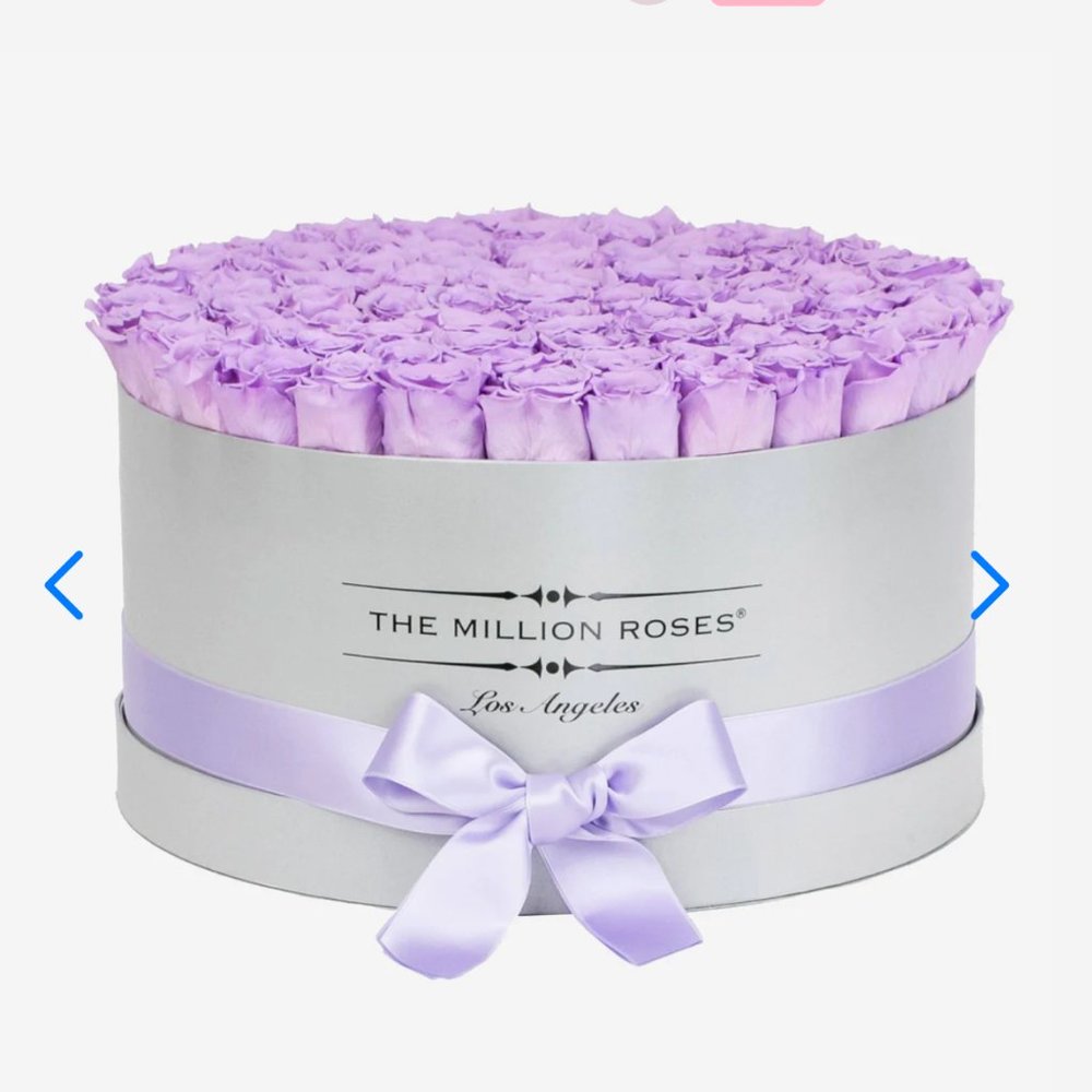 Preserved Roses box long lasting, the million roses pink